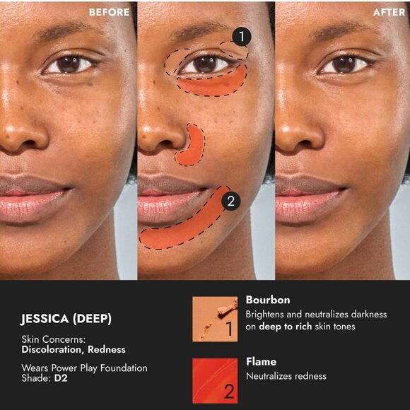 Cover FX Correct Stick Color Corrector-Flame - Picture 2 of 6